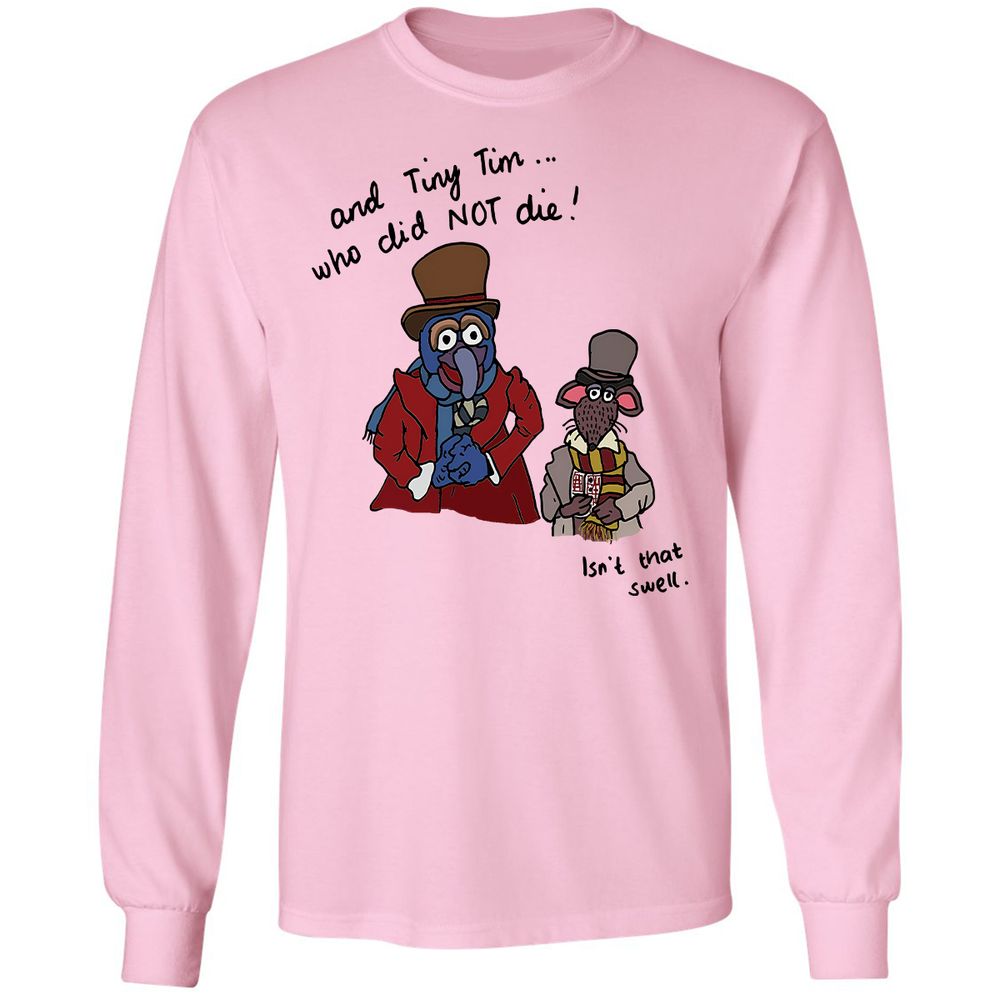 Long Sleeve T-Shirt - QLGNBJAZ - Light Pink - 3