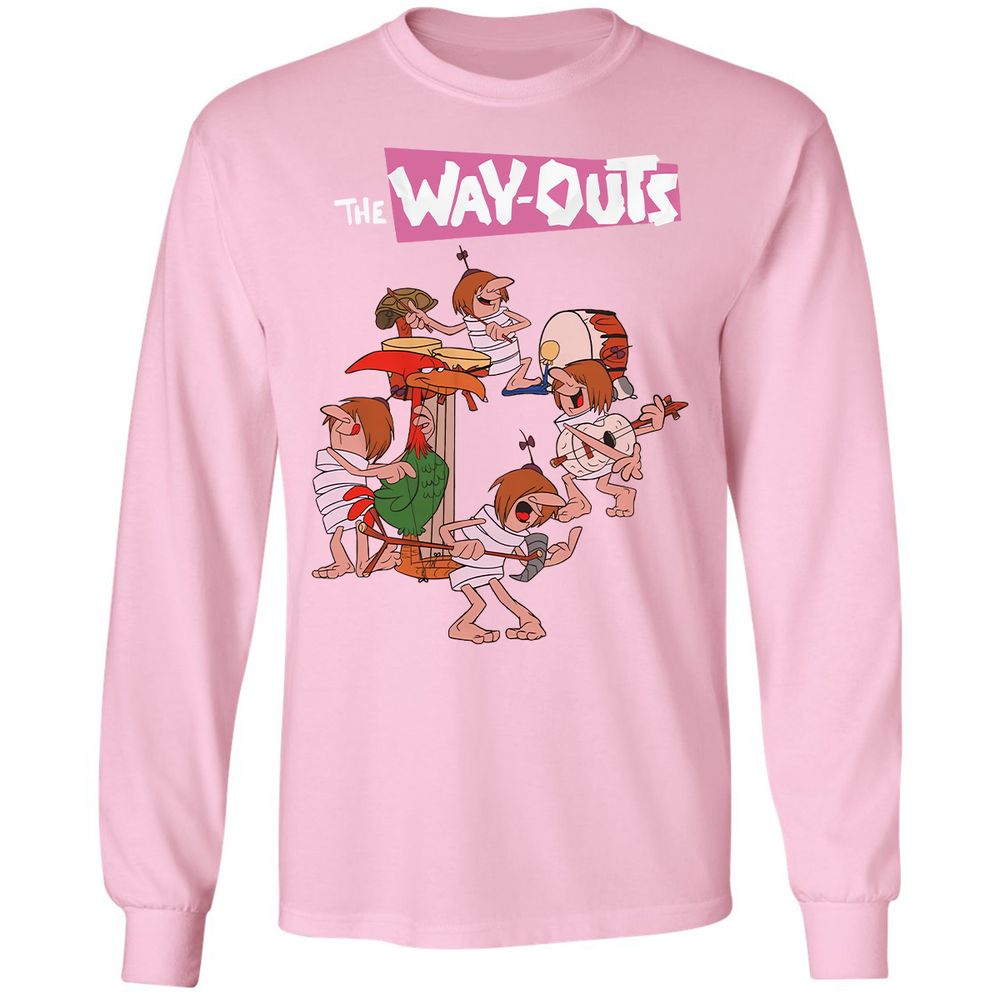 Long Sleeve T-Shirt - FYT7HF7J - Light Pink - 3