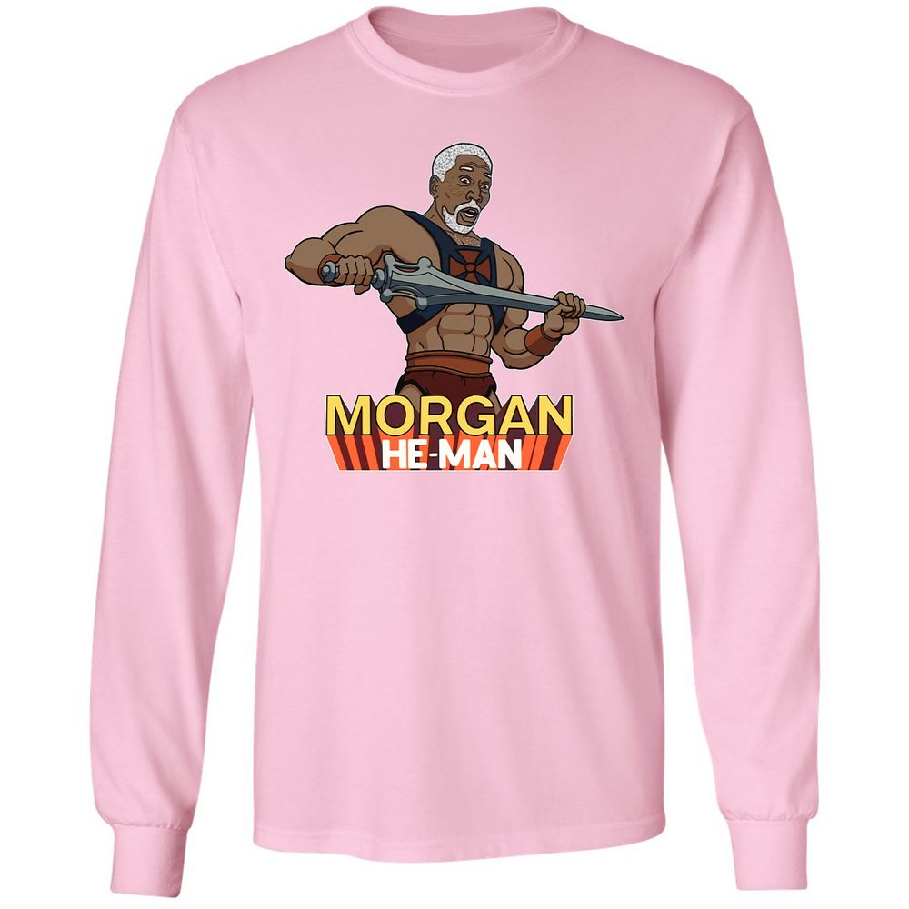 Long Sleeve T-Shirt - YXSGZR9C - Light Pink - 3