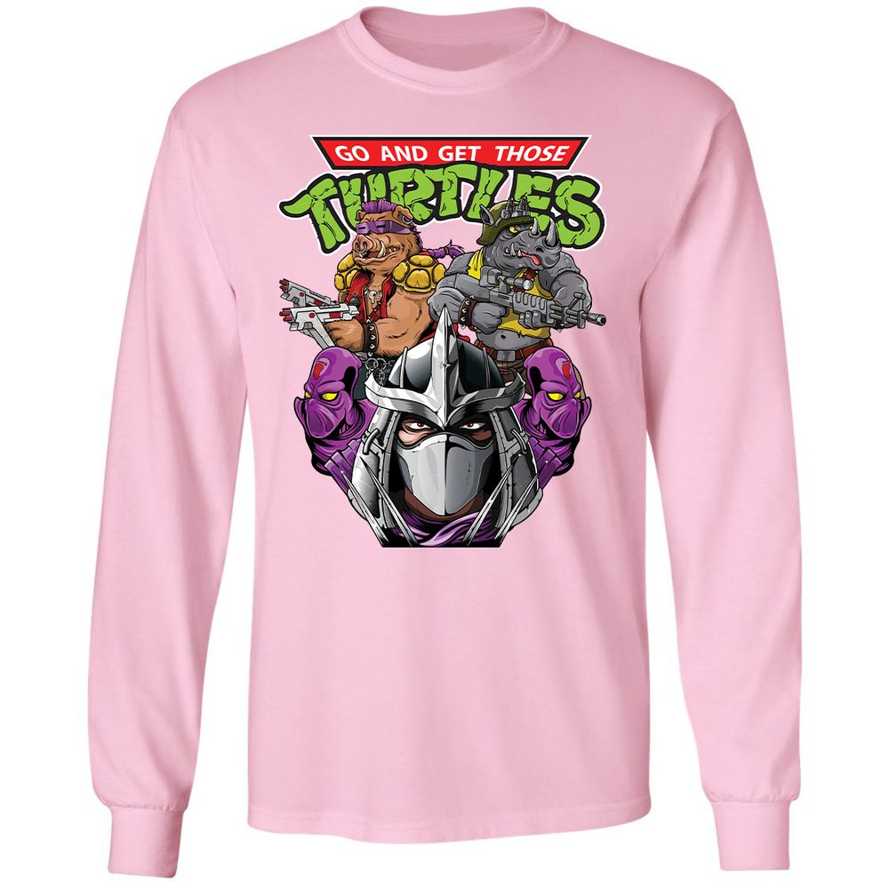 Long Sleeve T-Shirt - F3D4SPWQ - Light Pink - 3