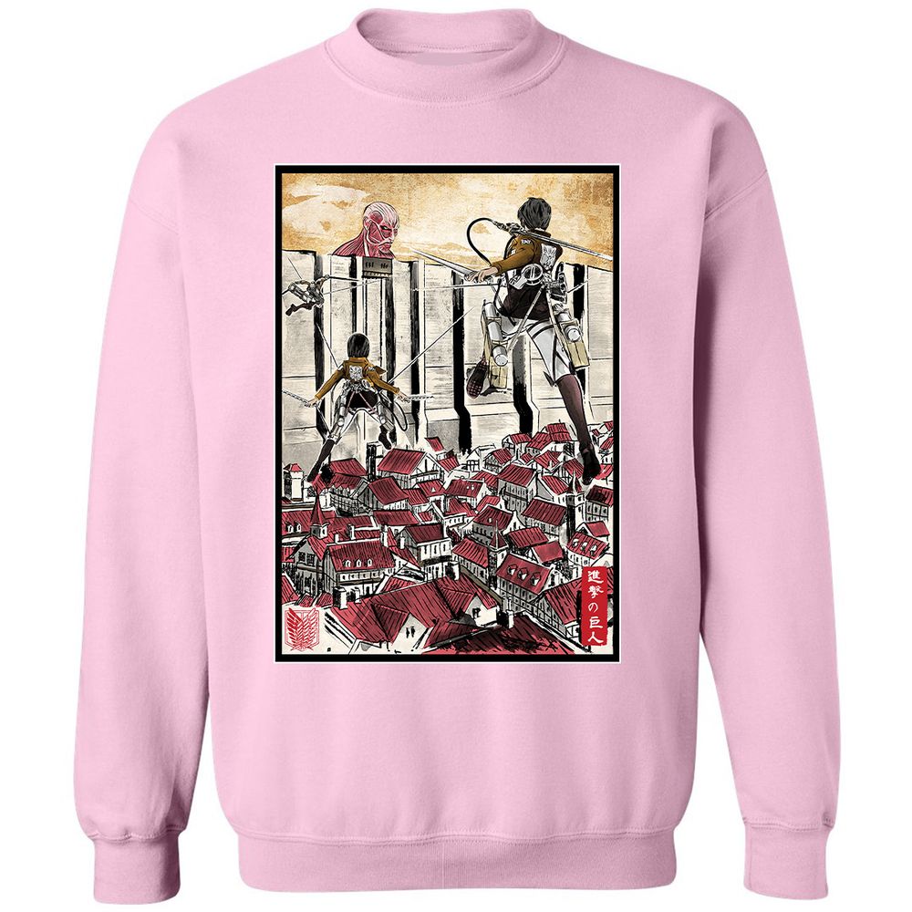 Classic Unisex Sweatshirt - SX69ELML - Light Pink - 3