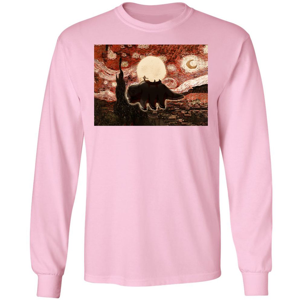 Long Sleeve T-Shirt - ZGB5KKC9 - Light Pink - 3