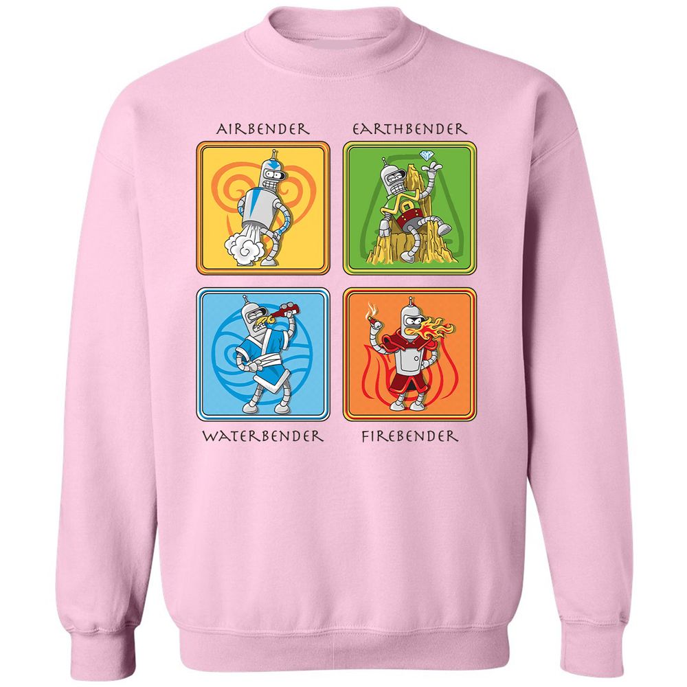Classic Unisex Sweatshirt - EMV3DF6T - Light Pink - 3