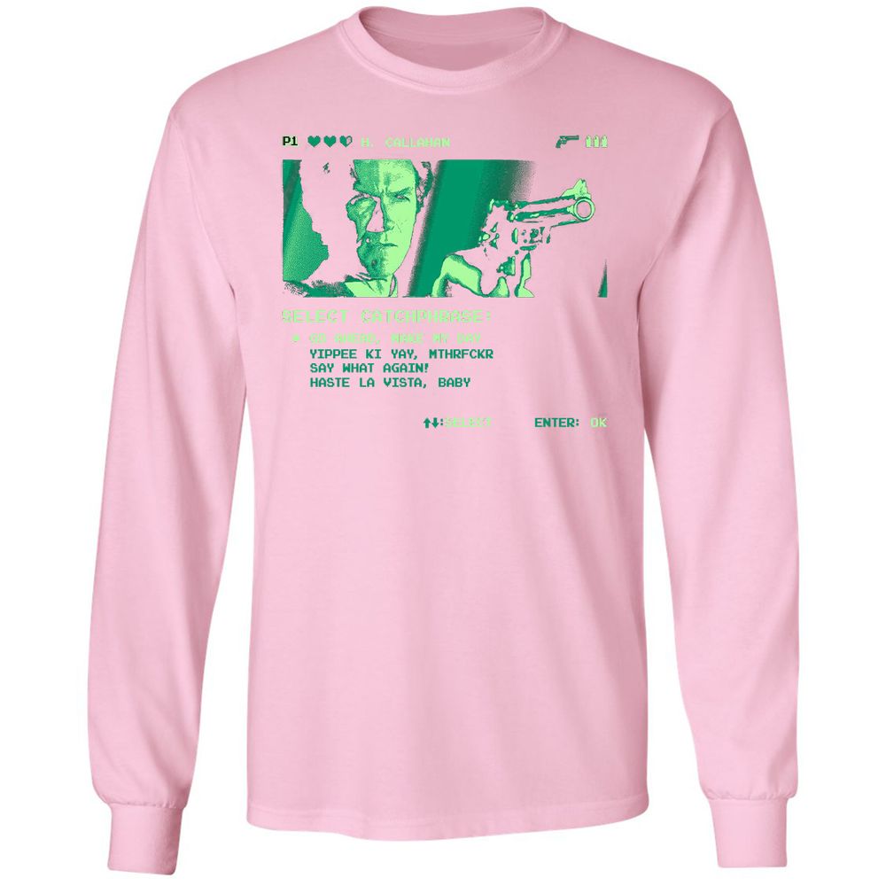 Long Sleeve T-Shirt - AGJHG4BM - Light Pink - 3