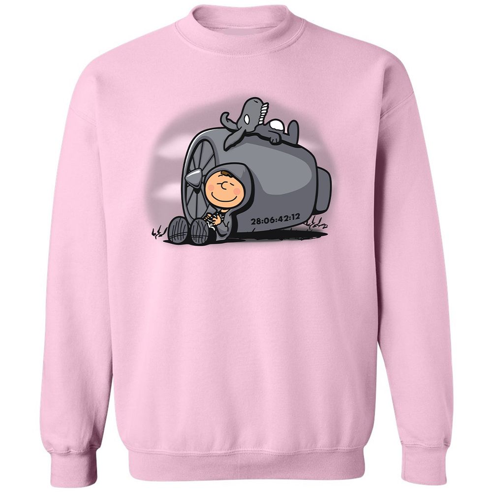 Classic Unisex Sweatshirt - NKDP985H - Light Pink - 3