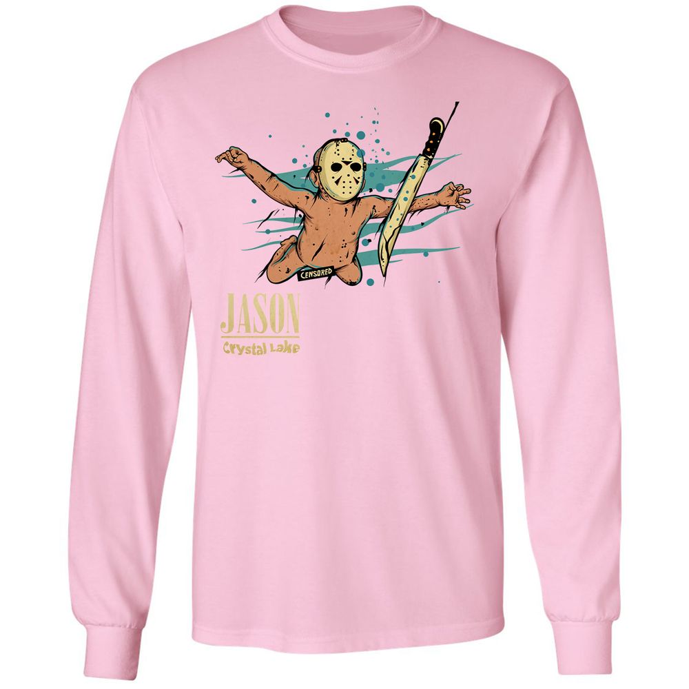 Long Sleeve T-Shirt - CMT4MNK8 - Light Pink - 3