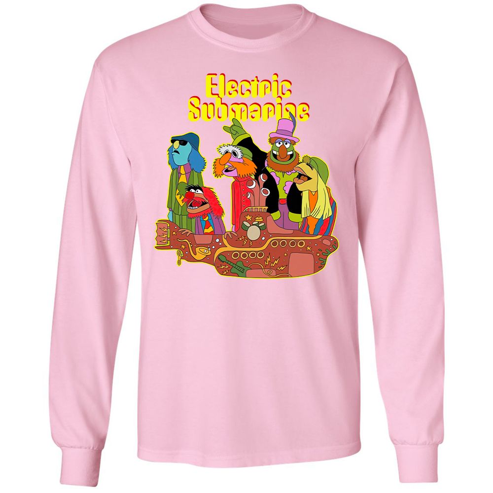 Long Sleeve T-Shirt - ATH94HUB - Light Pink - 3