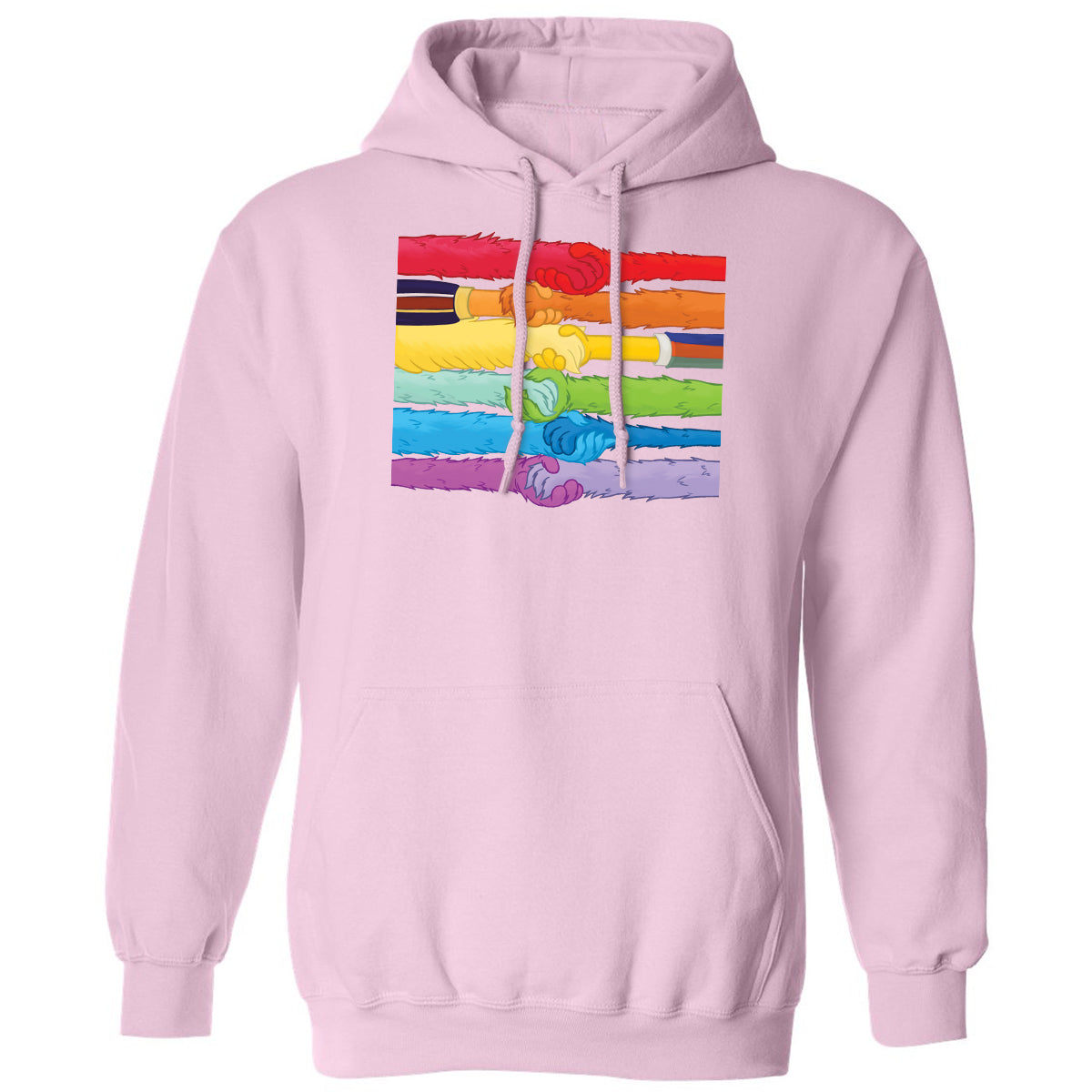 Classic Unisex Hoodie - 7DUDZ2L1 - Light Pink - 3