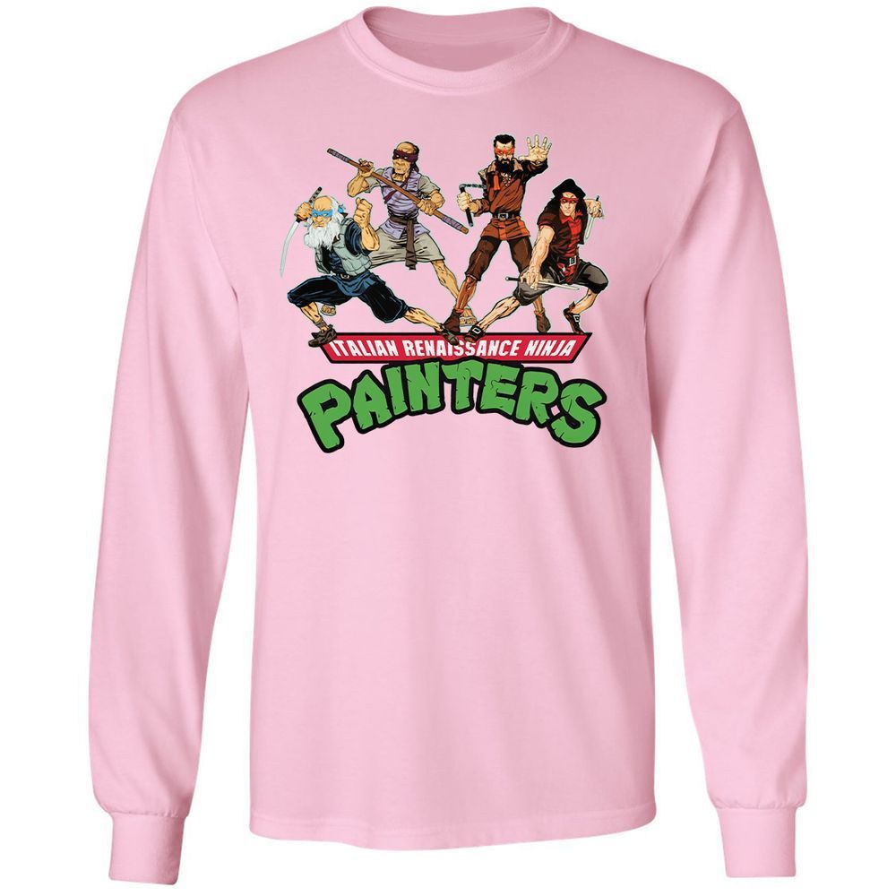 Long Sleeve T-Shirt - XJJTVRXH - Light Pink - 3