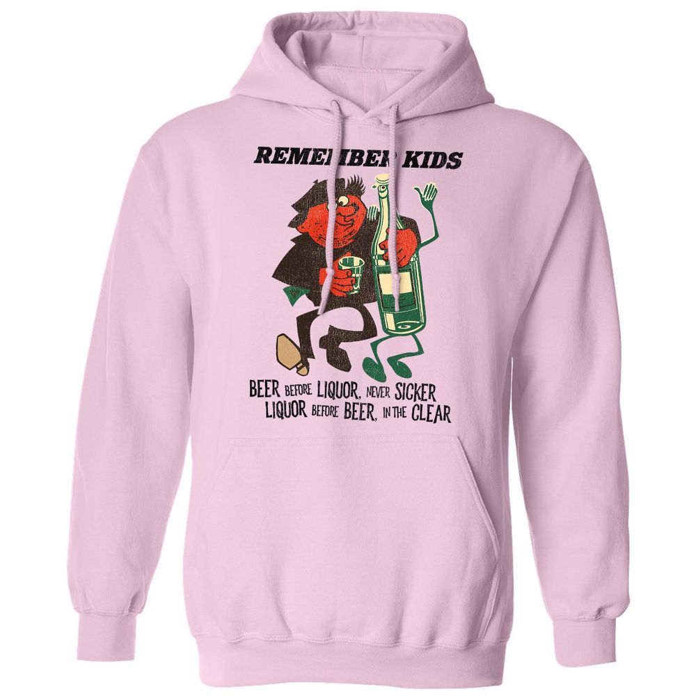 Classic Unisex Hoodie - WU6H71W8 - Light Pink - 3
