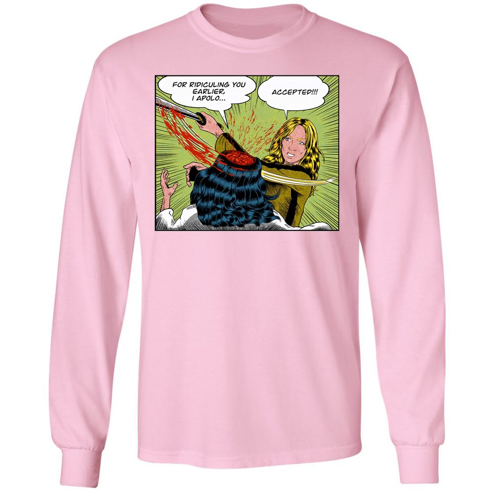 Long Sleeve T-Shirt - 924CGBF2 - Light Pink - 3