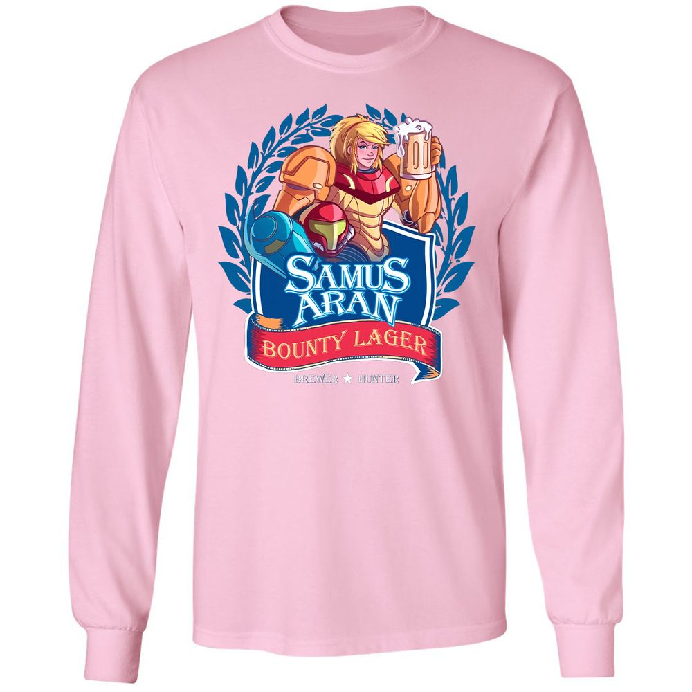 Long Sleeve T-Shirt - TS1RFXMP - Light Pink - 3