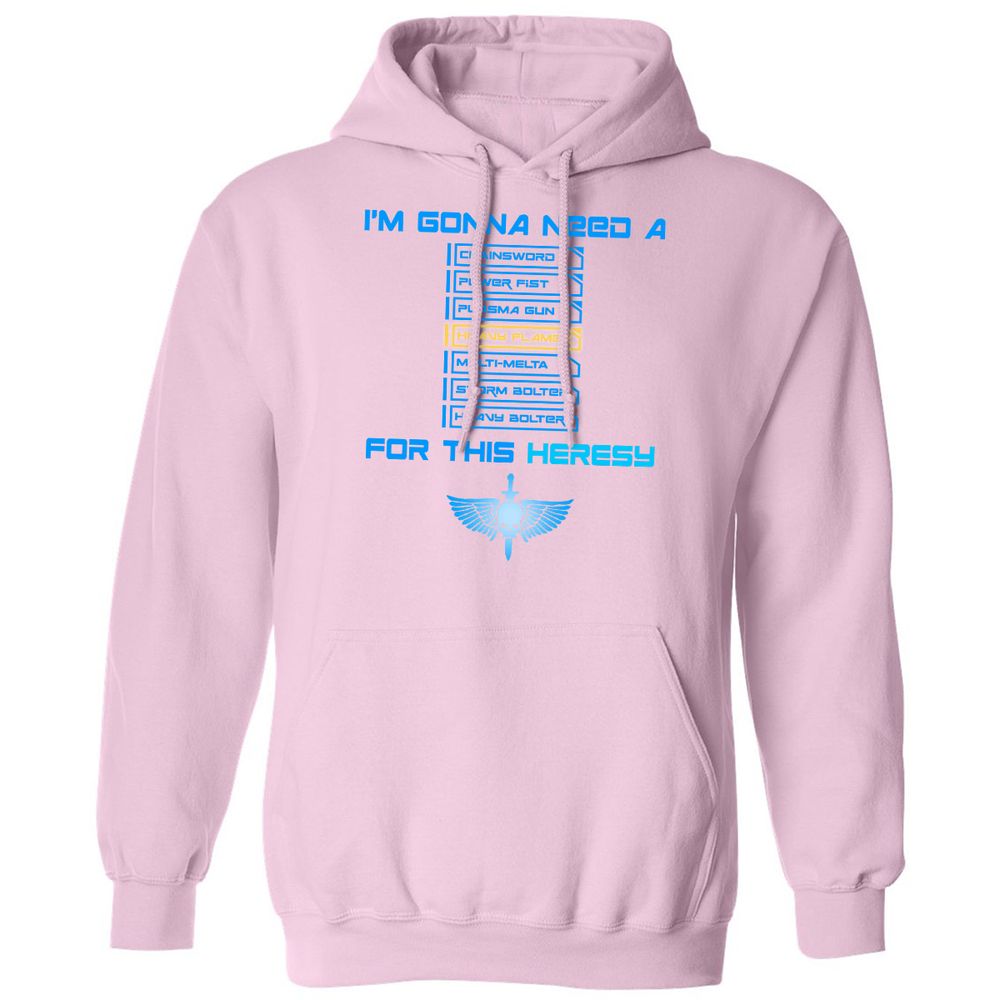 Classic Unisex Hoodie - 69WVC1KF - Light Pink - 3