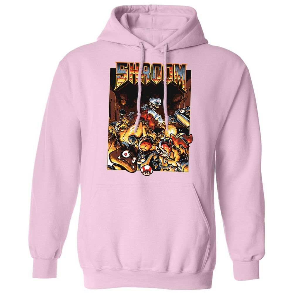 Classic Unisex Hoodie - EYEMH145 - Light Pink - 3