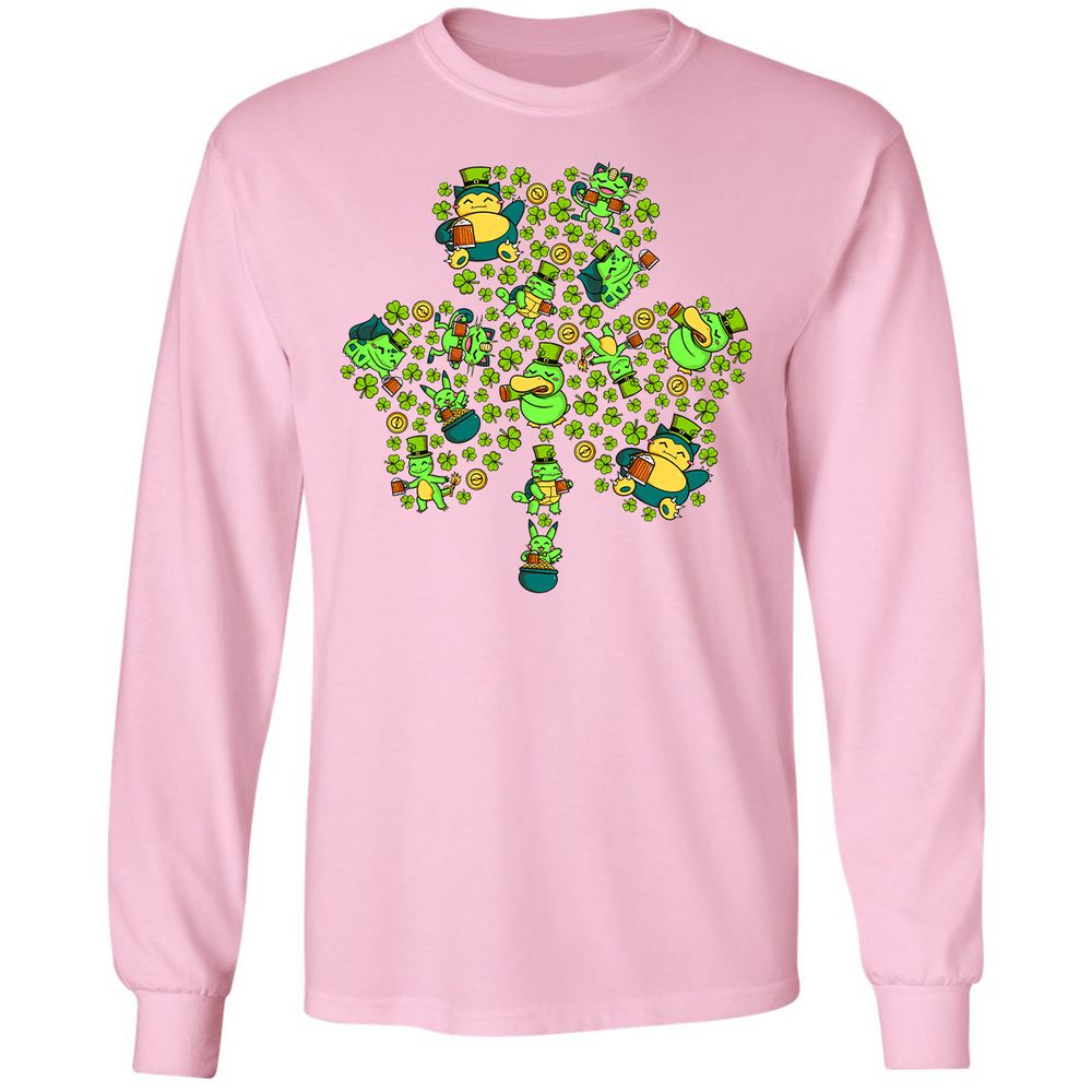 Long Sleeve T-Shirt - HFTX3X3E - Light Pink - 3