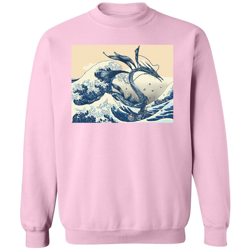 Classic Unisex Sweatshirt - P4Y1BWPE - Light Pink - 3