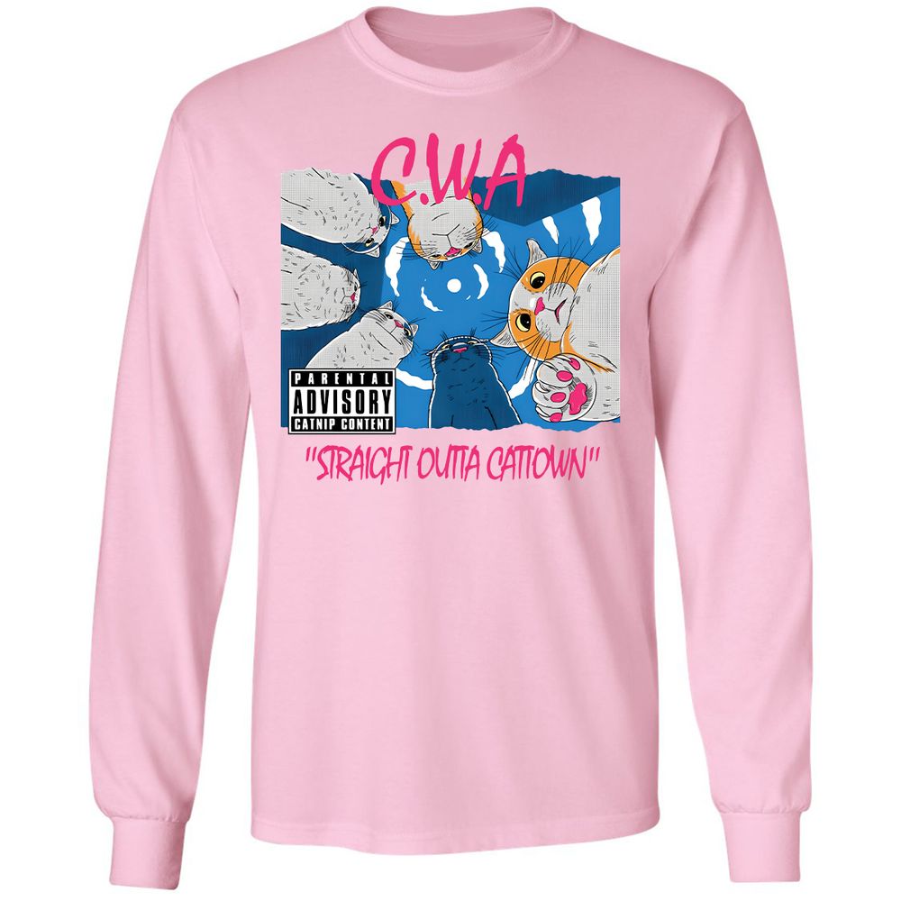 Long Sleeve T-Shirt - K7FUBXG5 - Light Pink - 3