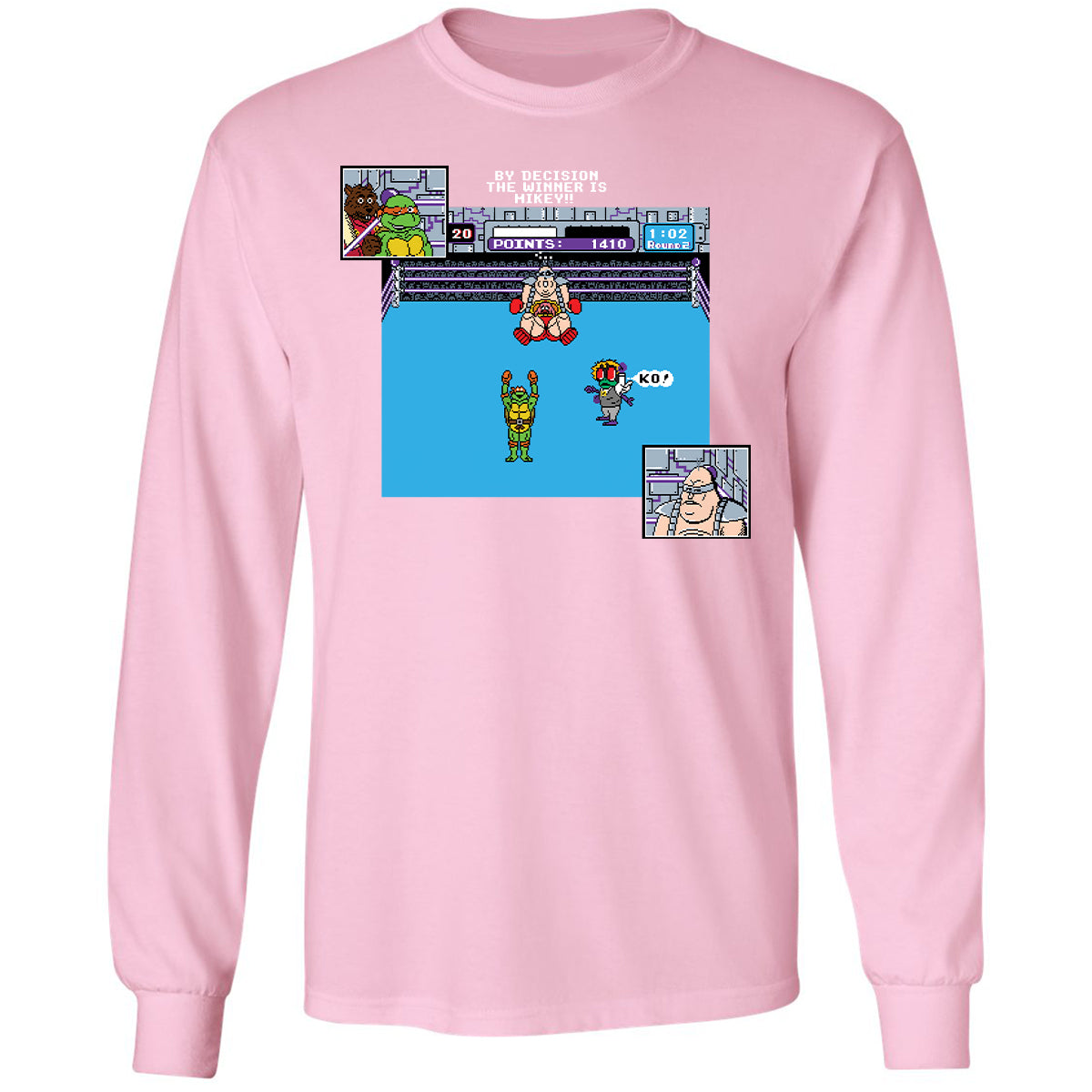 Long Sleeve T-Shirt - NWL6K7VX - Light Pink - 3