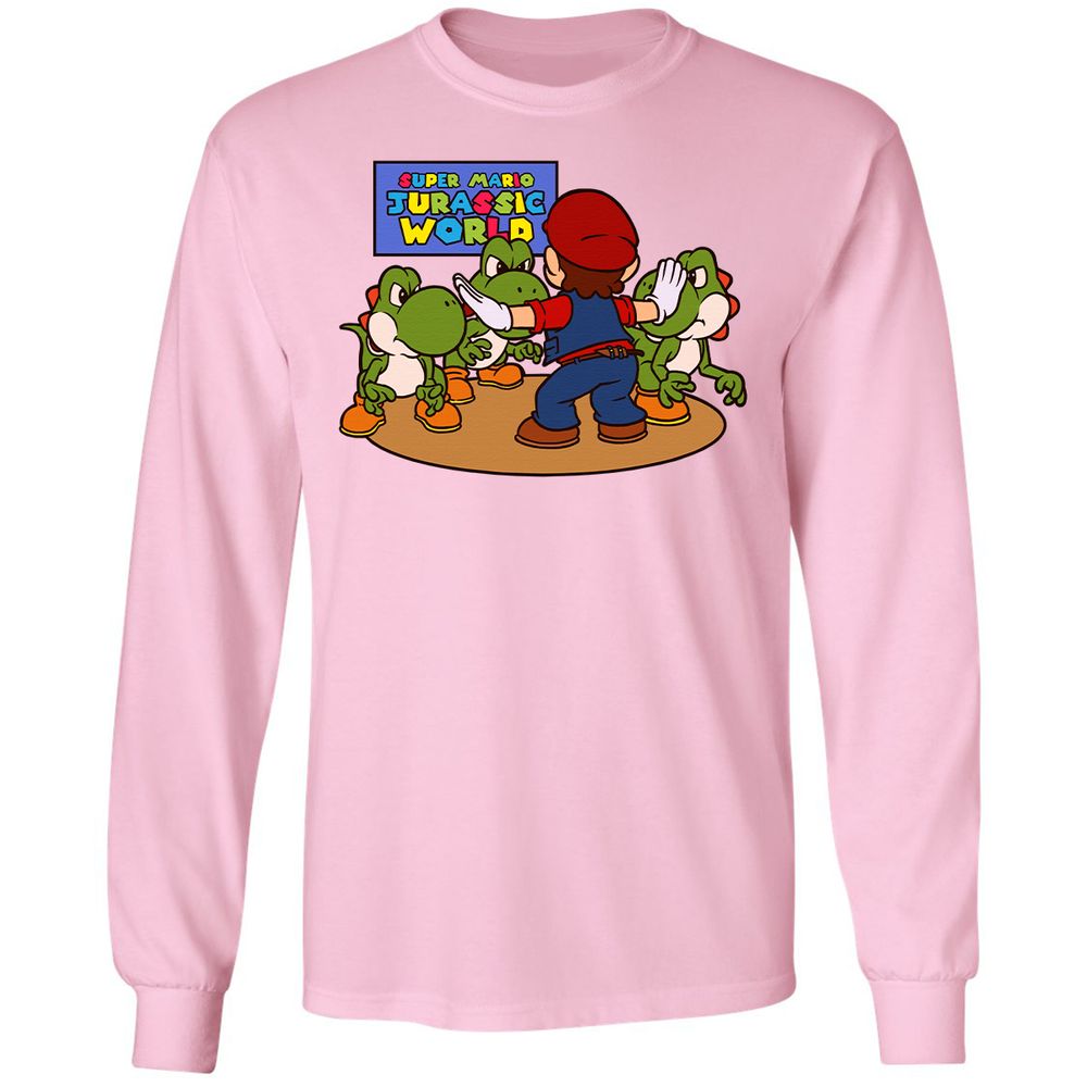 Long Sleeve T-Shirt - AEXEXE1T - Light Pink - 3