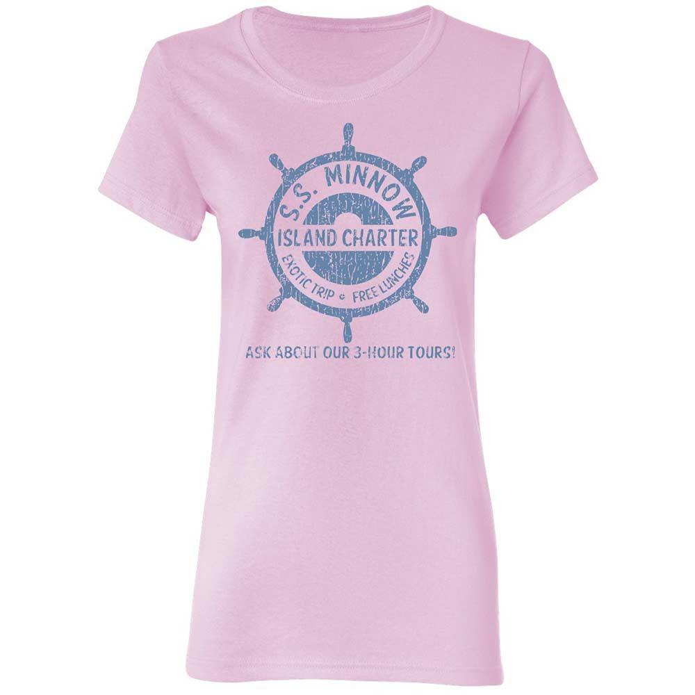 Women's T-Shirt - NWV5GF6Z - Light Pink - 3