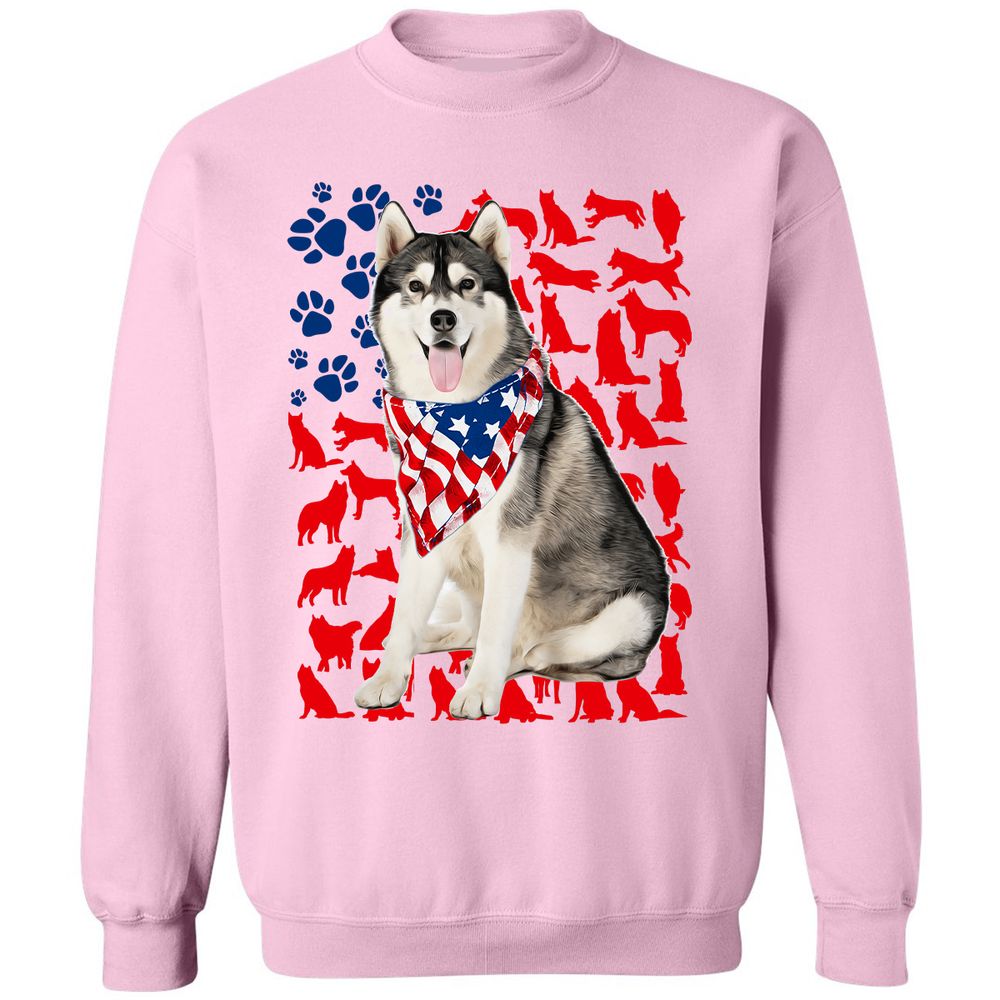Classic Unisex Sweatshirt - 6NSV8C5F - Light Pink - 3
