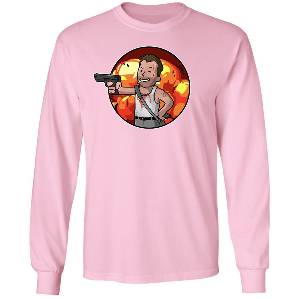 Long Sleeve T-Shirt - PB6KLGSL - Light Pink - 3