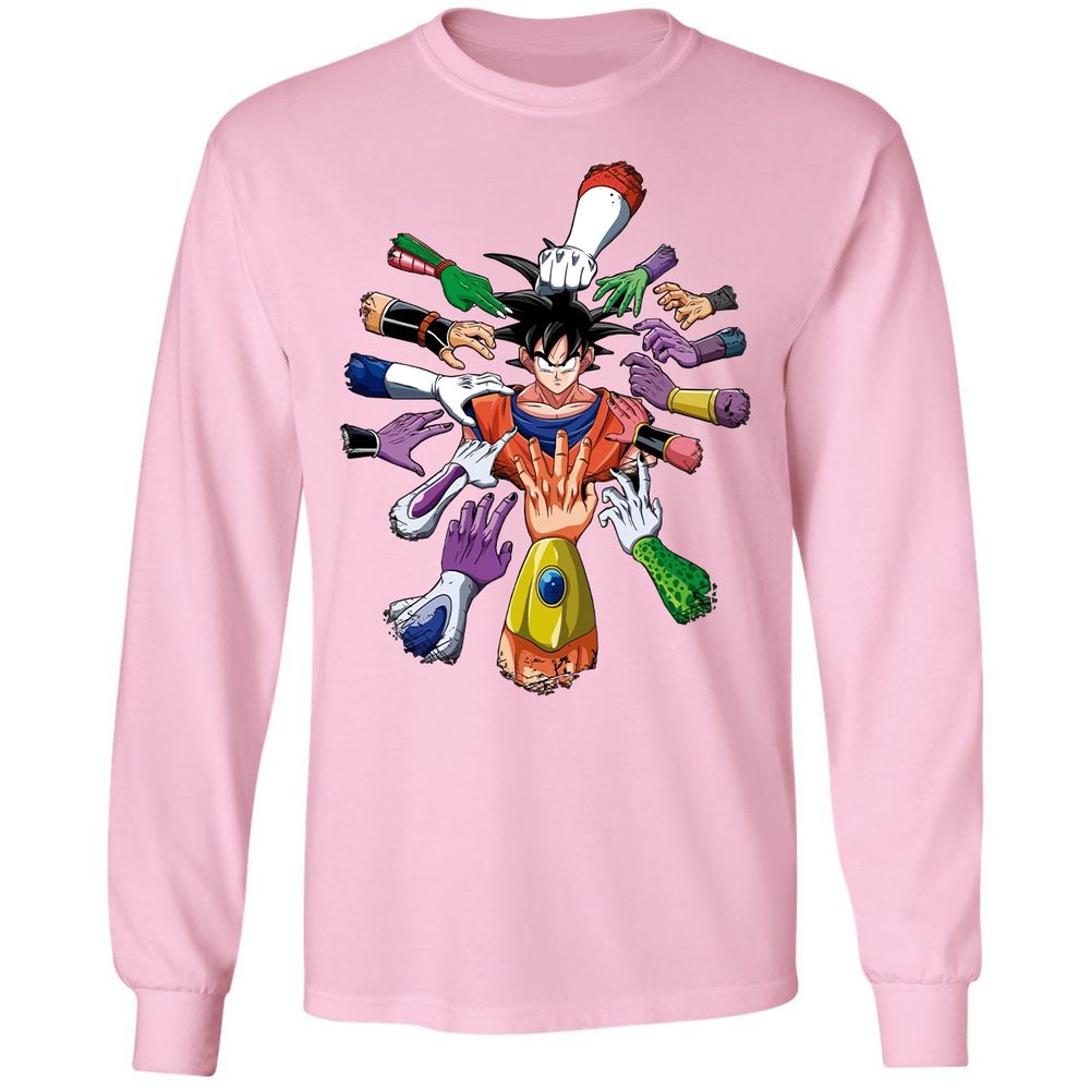 Long Sleeve T-Shirt - HCKKAJFD - Light Pink - 3