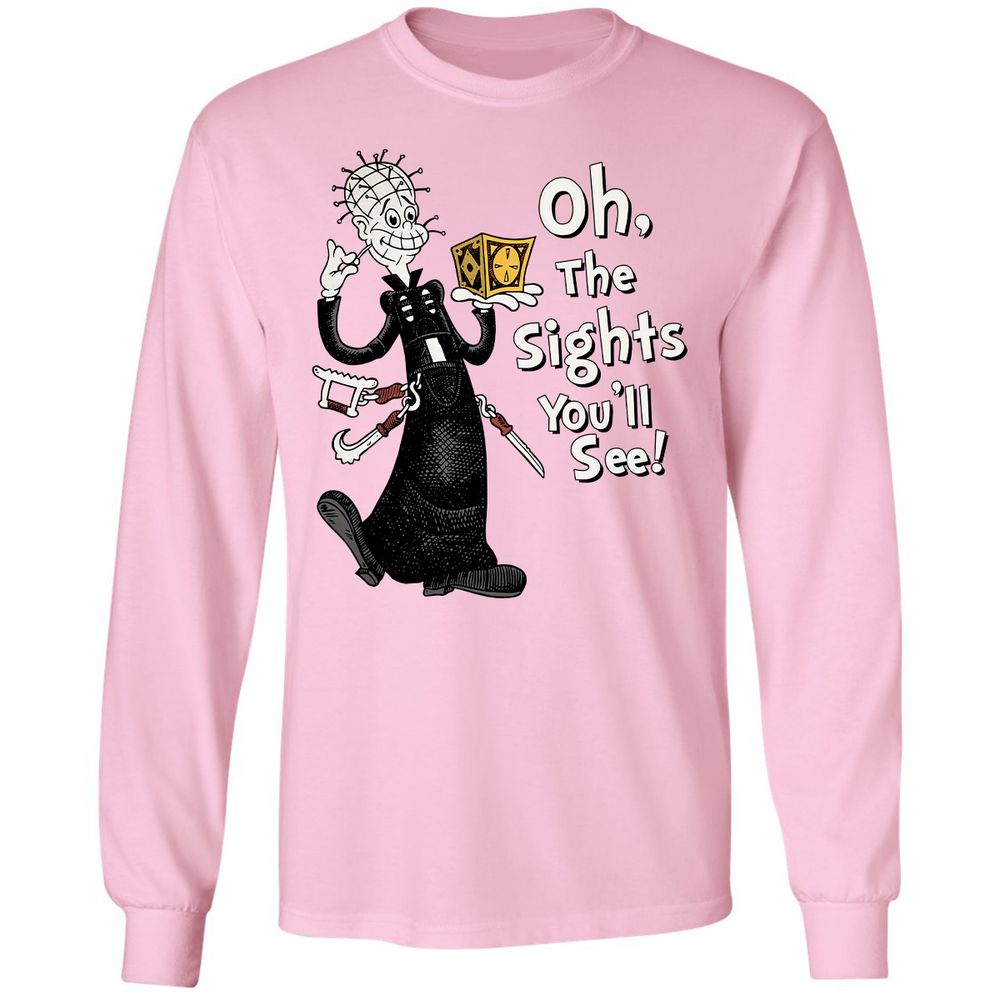 Long Sleeve T-Shirt - ANSQGTFA - Light Pink - 3