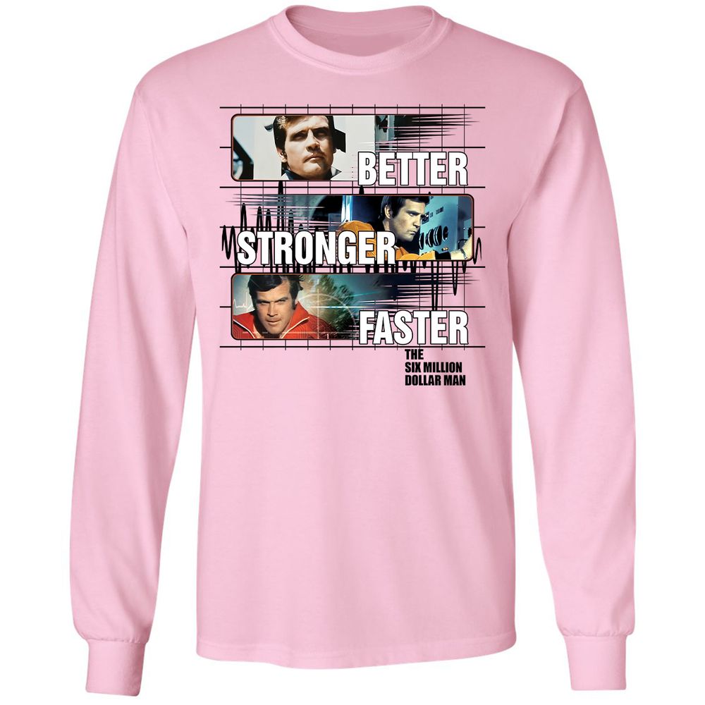 Long Sleeve T-Shirt - 64DPLVF7 - Light Pink - 3