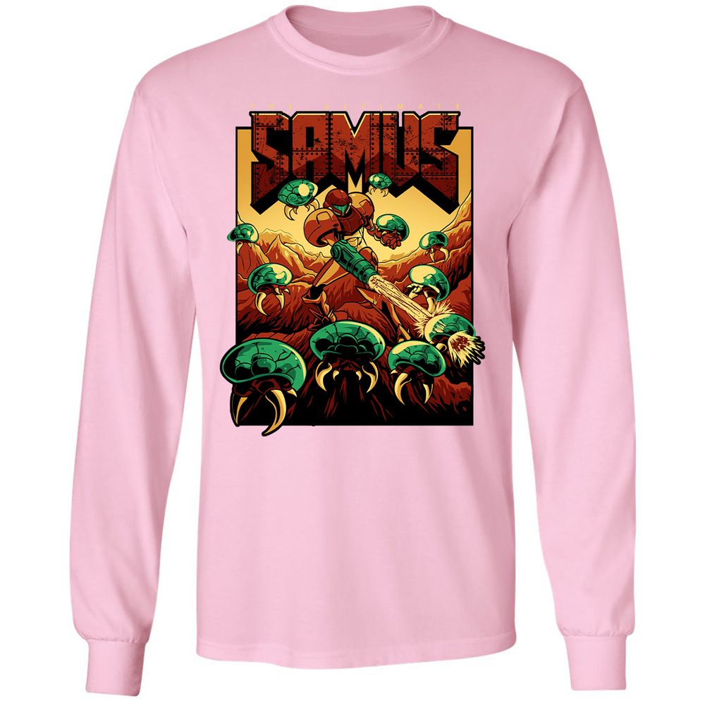 Long Sleeve T-Shirt - 9UVMT8LF - Light Pink - 3