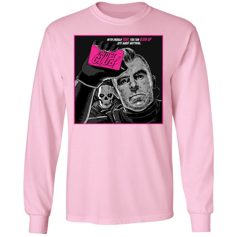 Long Sleeve T-Shirt - EWPCUMWV - Light Pink - 3