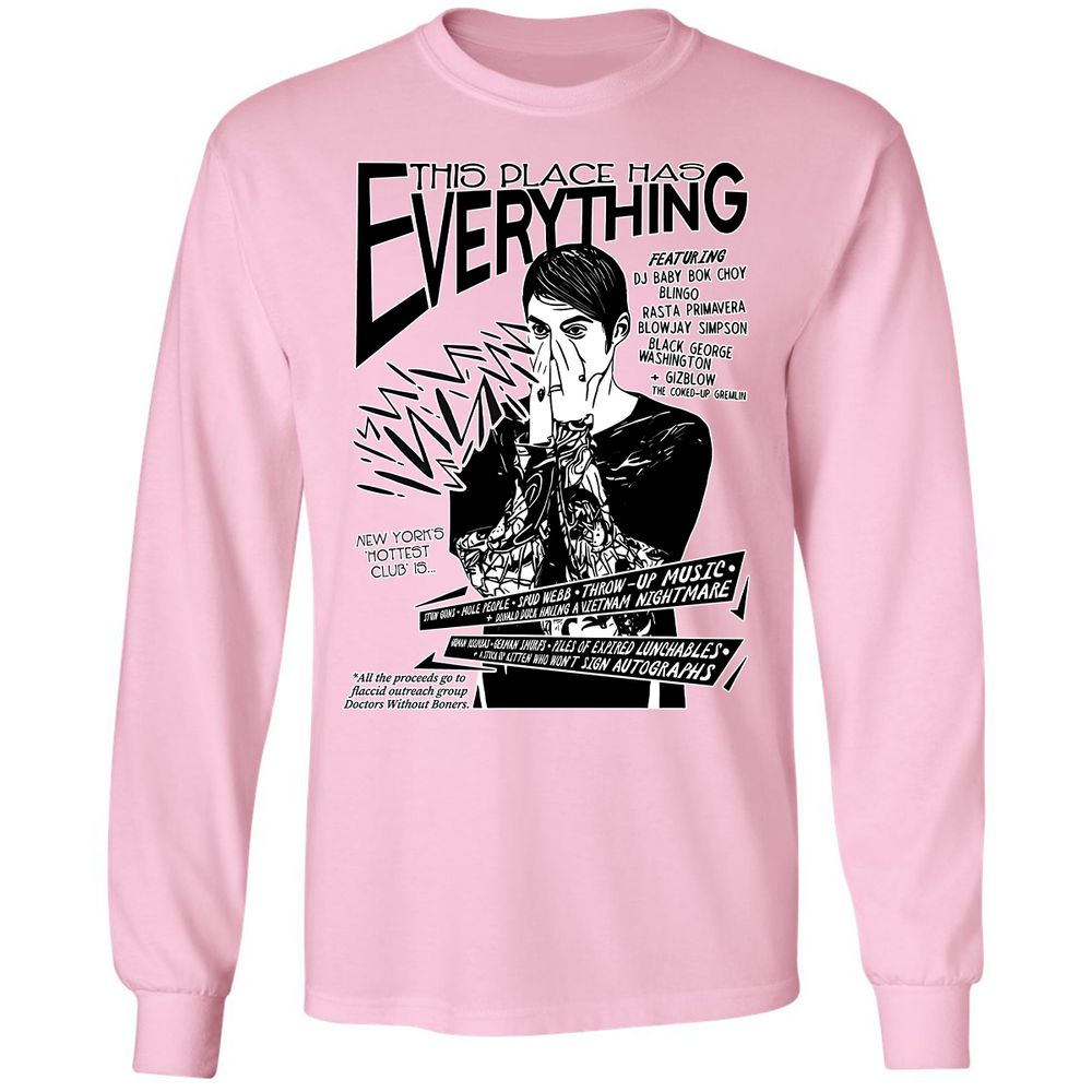 Long Sleeve T-Shirt - Y34Q338G - Light Pink - 3