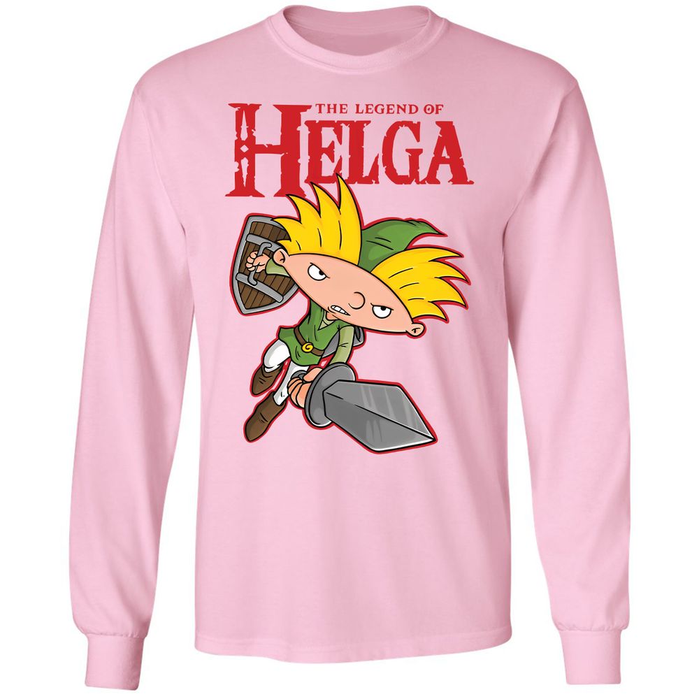 Long Sleeve T-Shirt - 8K37JQFM - Light Pink - 3