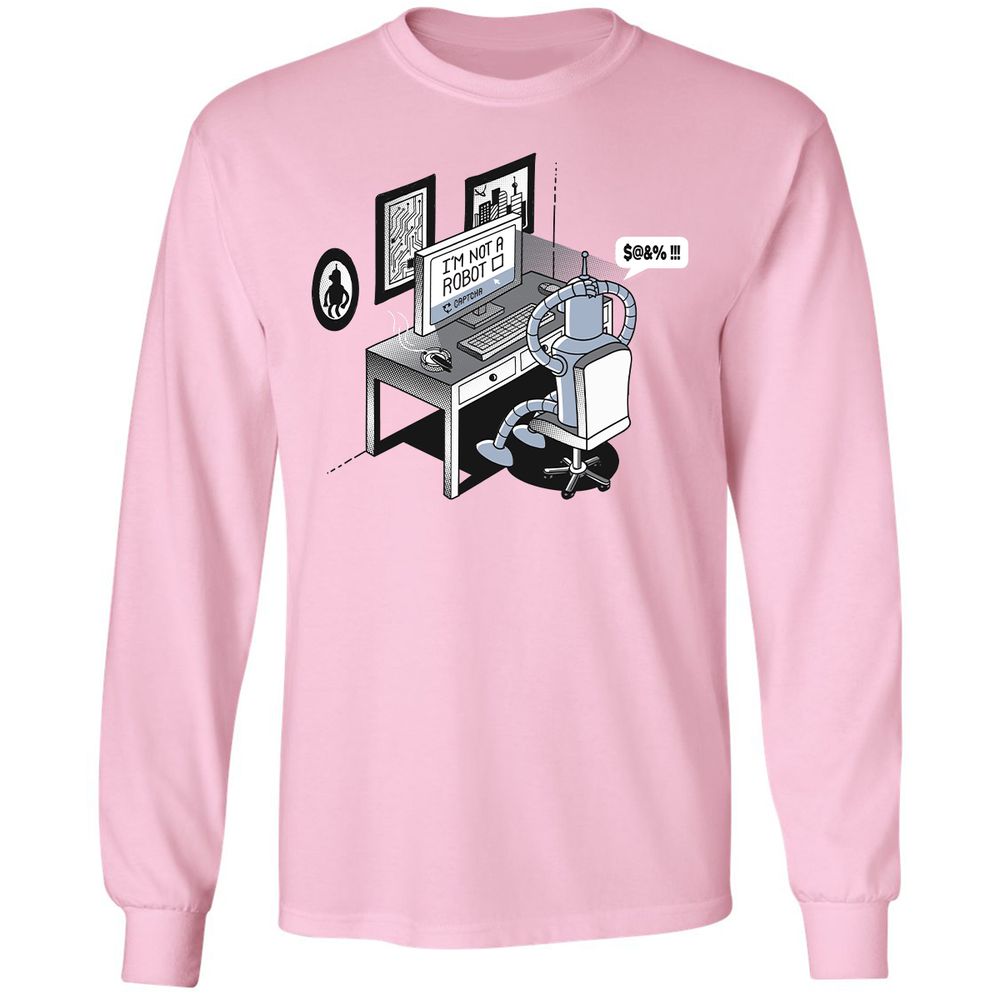 Long Sleeve T-Shirt - MFH2YS21 - Light Pink - 3