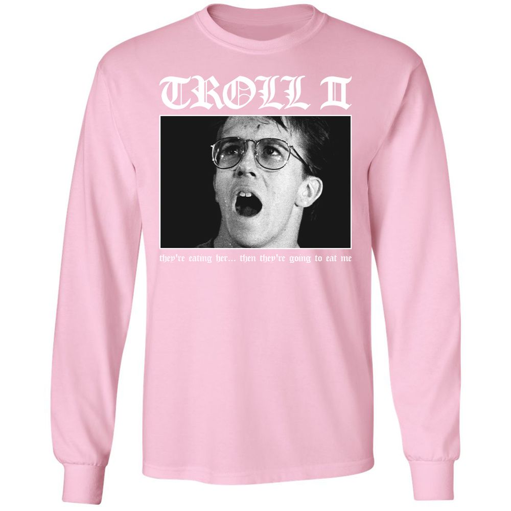 Long Sleeve T-Shirt - BEKU34CT - Light Pink - 3