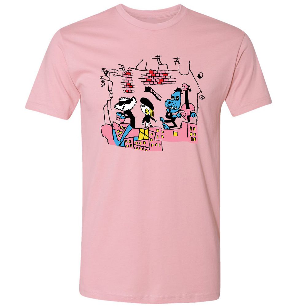 Premium Unisex T-Shirt - 9KQM9BLS - Light Pink - 3