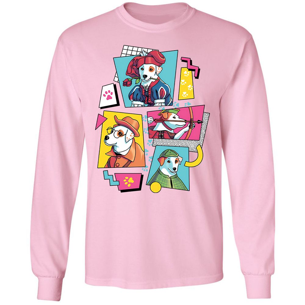 Long Sleeve T-Shirt - KXQET2MF - Light Pink - 3