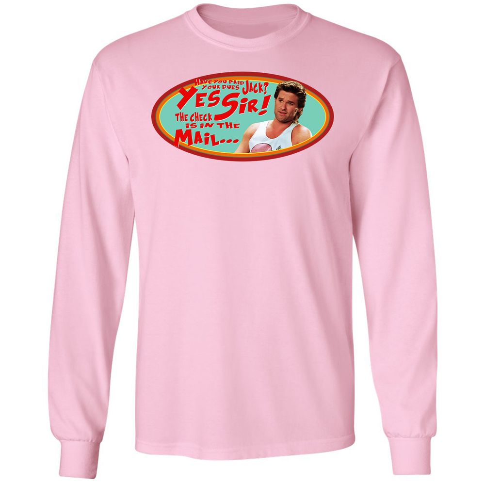 Long Sleeve T-Shirt - XQWTRTQJ - Light Pink - 3