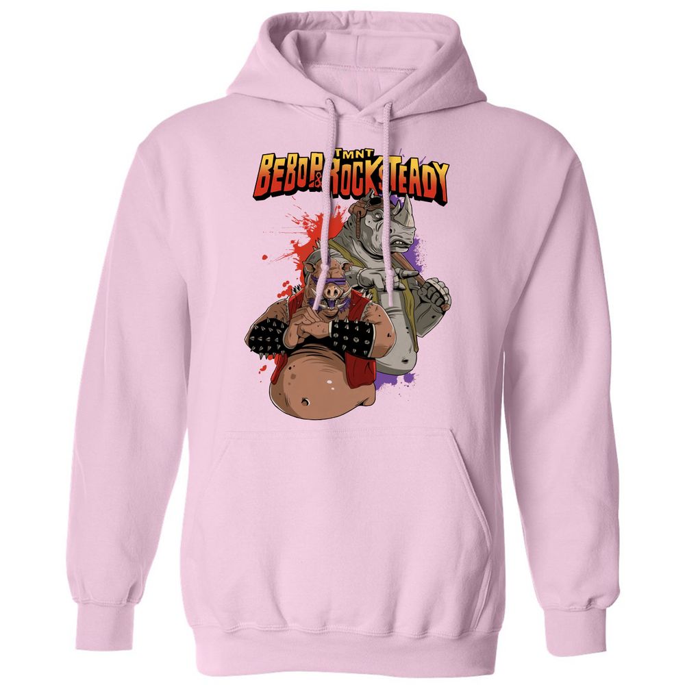 Classic Unisex Hoodie - YTX9KJ4X - Light Pink - 3