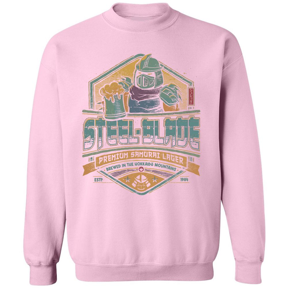 Classic Unisex Sweatshirt - E3QMNWFG - Light Pink - 3