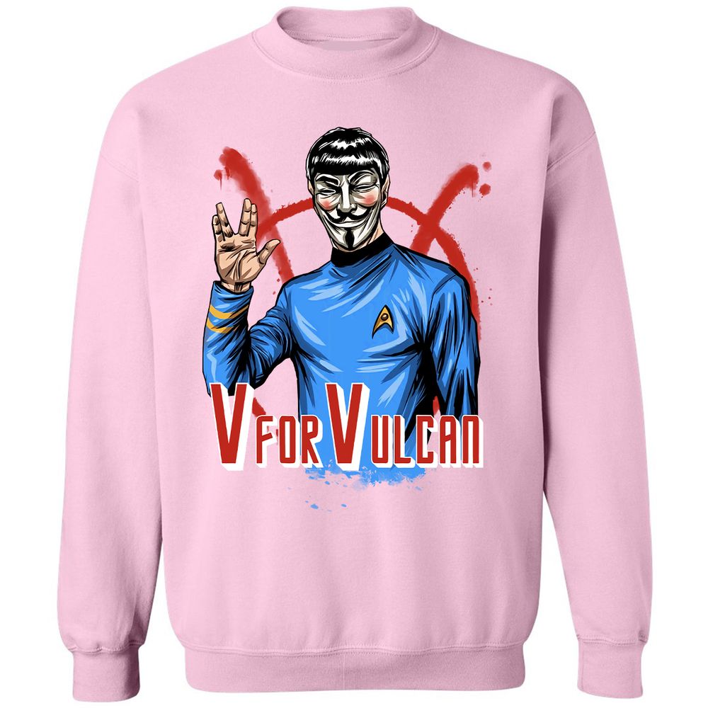 Classic Unisex Sweatshirt - VYSTSRLR - Light Pink - 3