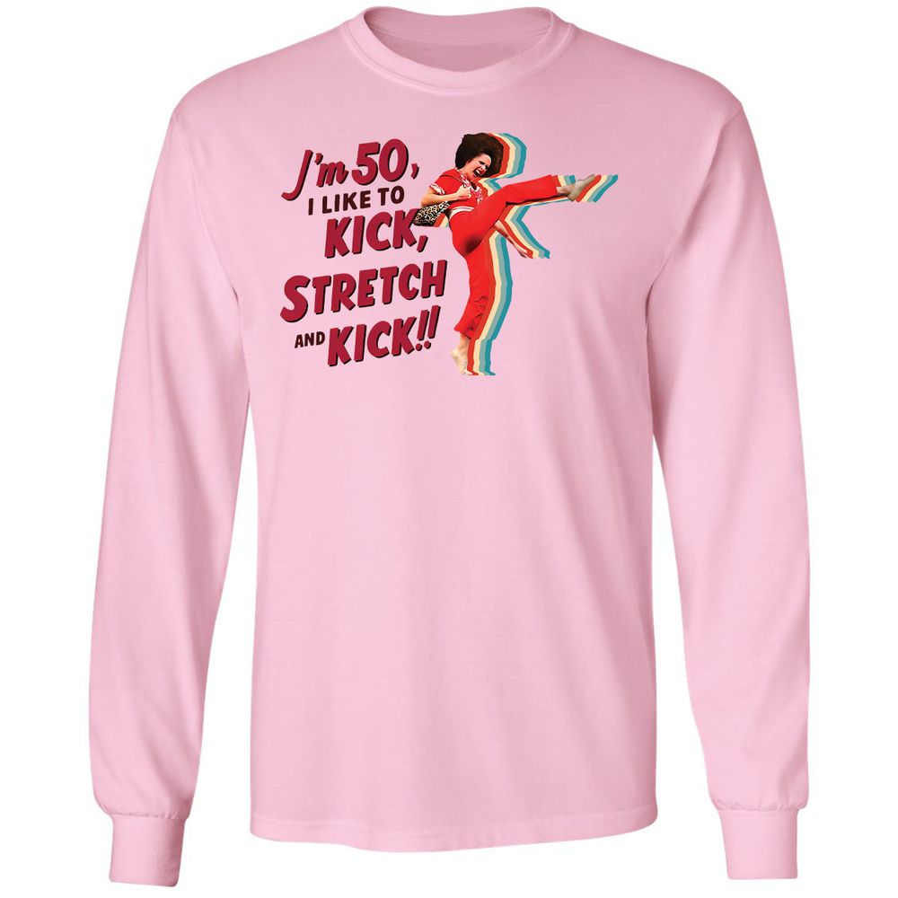 Long Sleeve T-Shirt - KRJHWDHV - Light Pink - 3