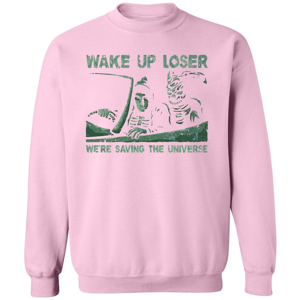 Classic Unisex Sweatshirt - NEVNZQYE - Light Pink - 3