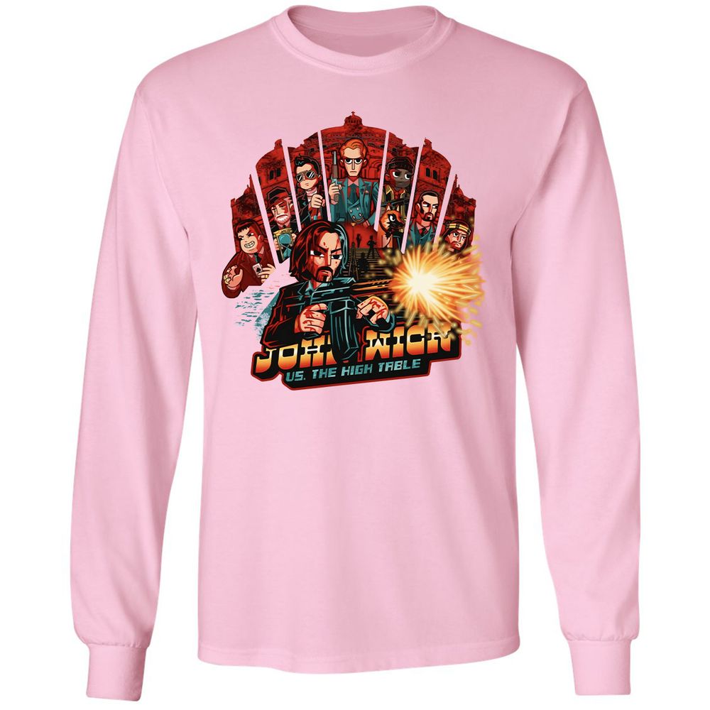 Long Sleeve T-Shirt - TAWQYSTB - Light Pink - 3