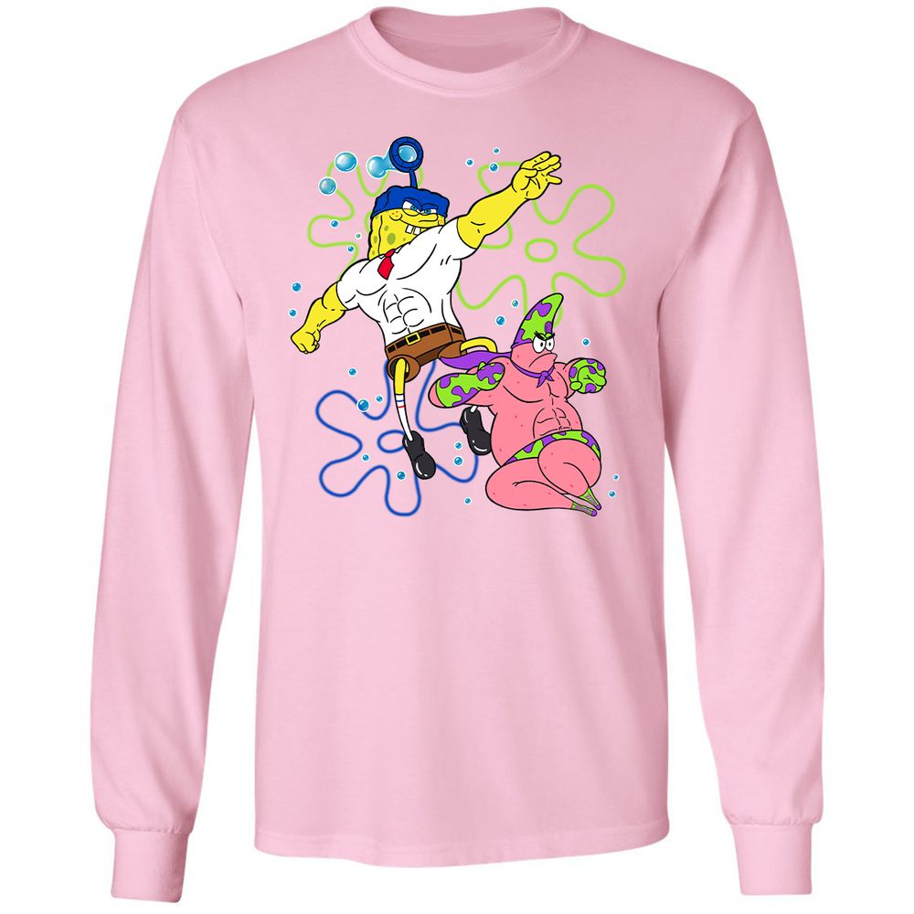 Long Sleeve T-Shirt - FC7BVJ1Q - Light Pink - 3