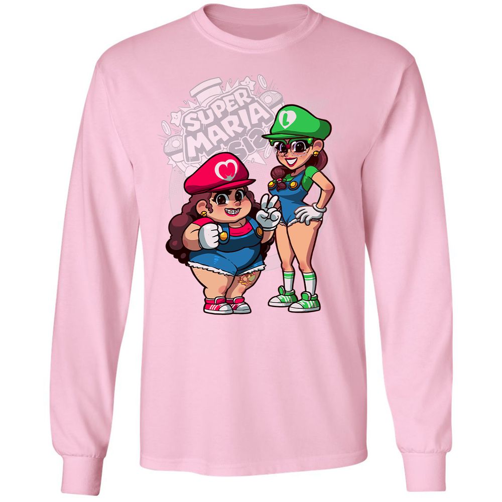 Long Sleeve T-Shirt - LDT9CW5U - Light Pink - 3