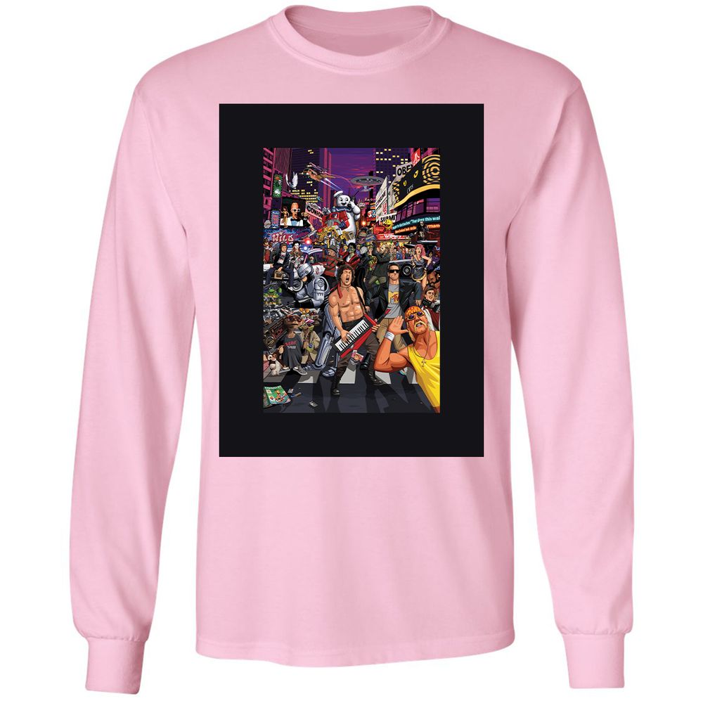 Long Sleeve T-Shirt - V1JUW73C - Light Pink - 3