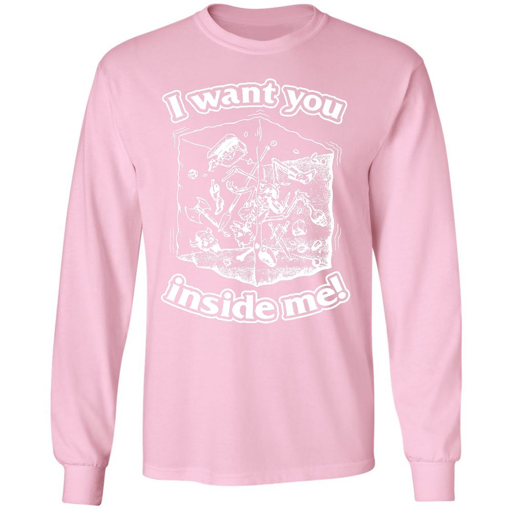 Long Sleeve T-Shirt - 6QS6SEHC - Light Pink - 3
