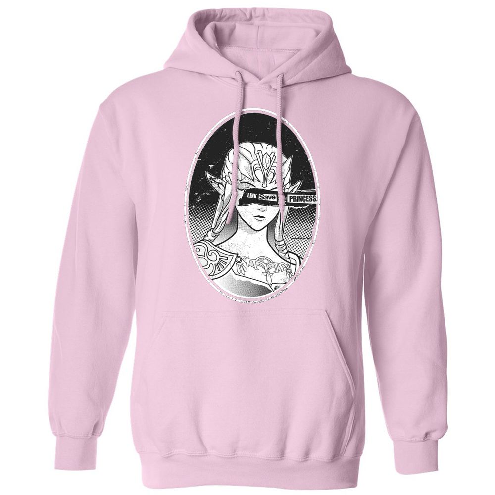 Classic Unisex Hoodie - CLVH5JKL - Light Pink - 3