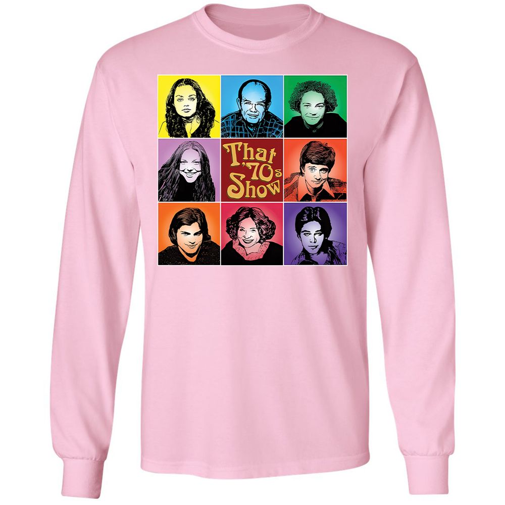 Long Sleeve T-Shirt - RPE8PUQ6 - Light Pink - 3